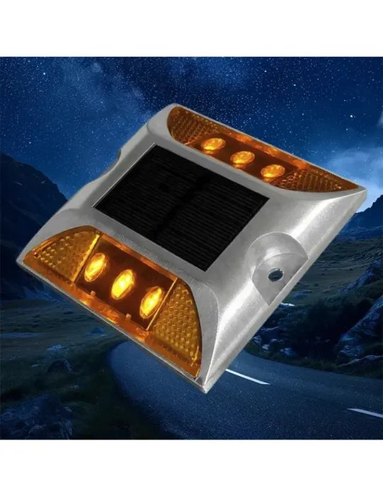 Tacha Solar Amarilla sin vastago