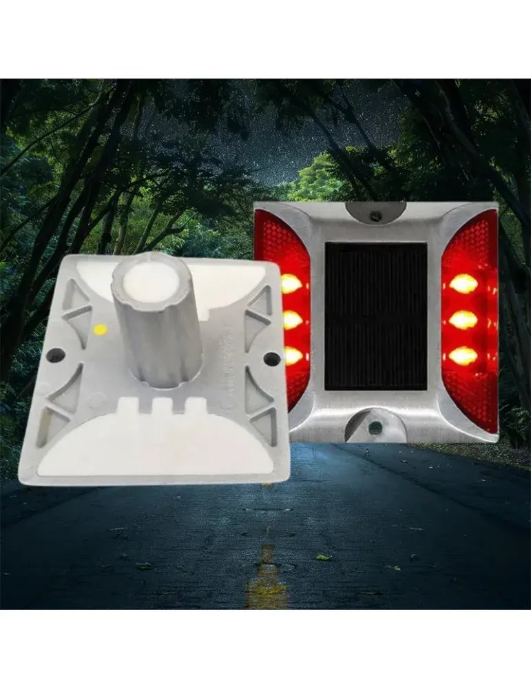 Tachas solares Led con vástago 2